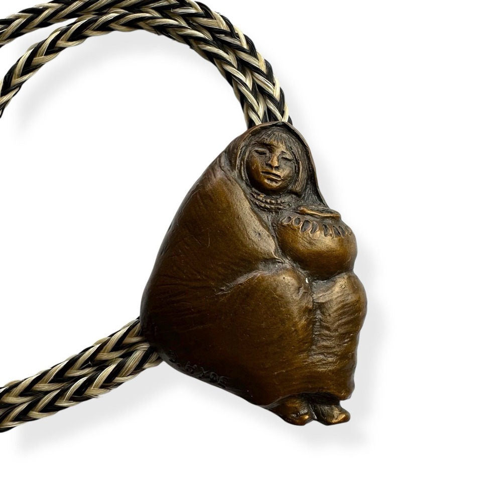 Doug Hyde‎ "Under The Portal" Bronze 2014 Prix de West Commemorative Bolo Tie